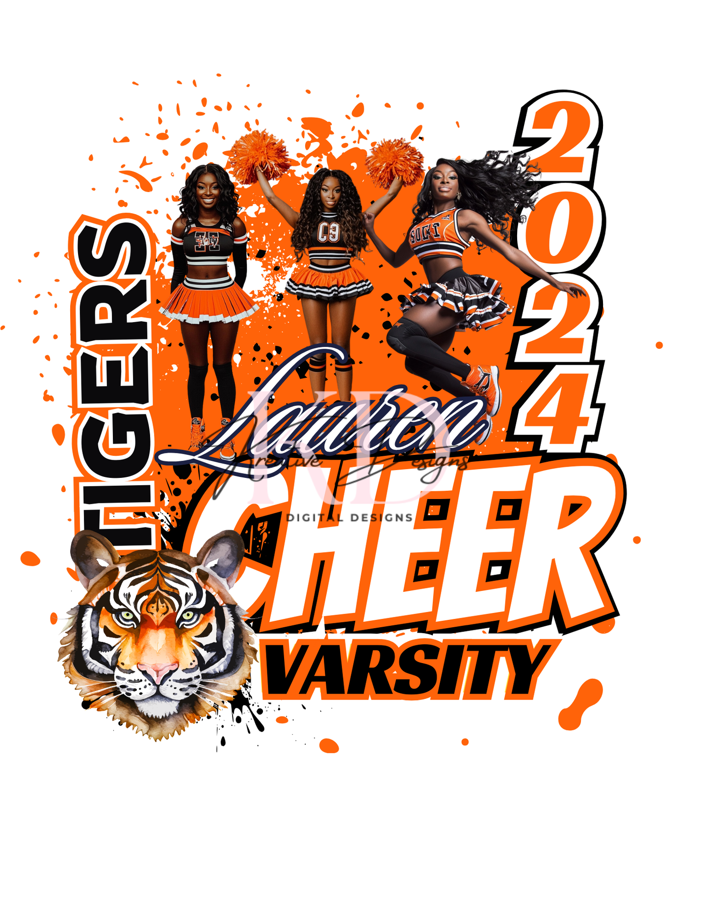 Cheerleading Designs Canva Editable Templates