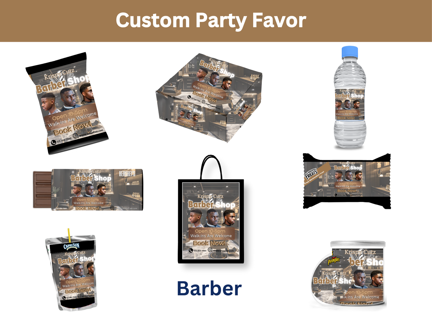 Barber Editable Canva Design DIGITAL DOWNLOAD ONLY