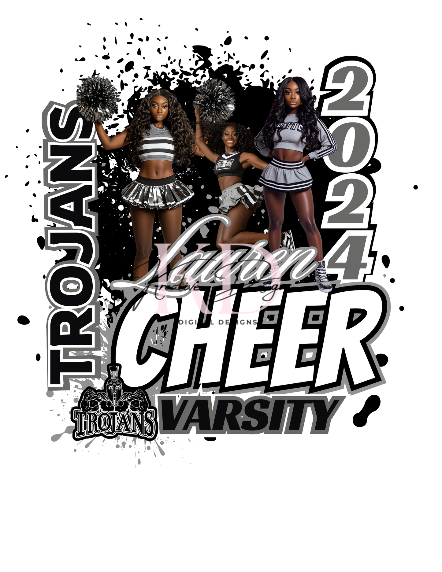 Cheerleading Designs Canva Editable Templates