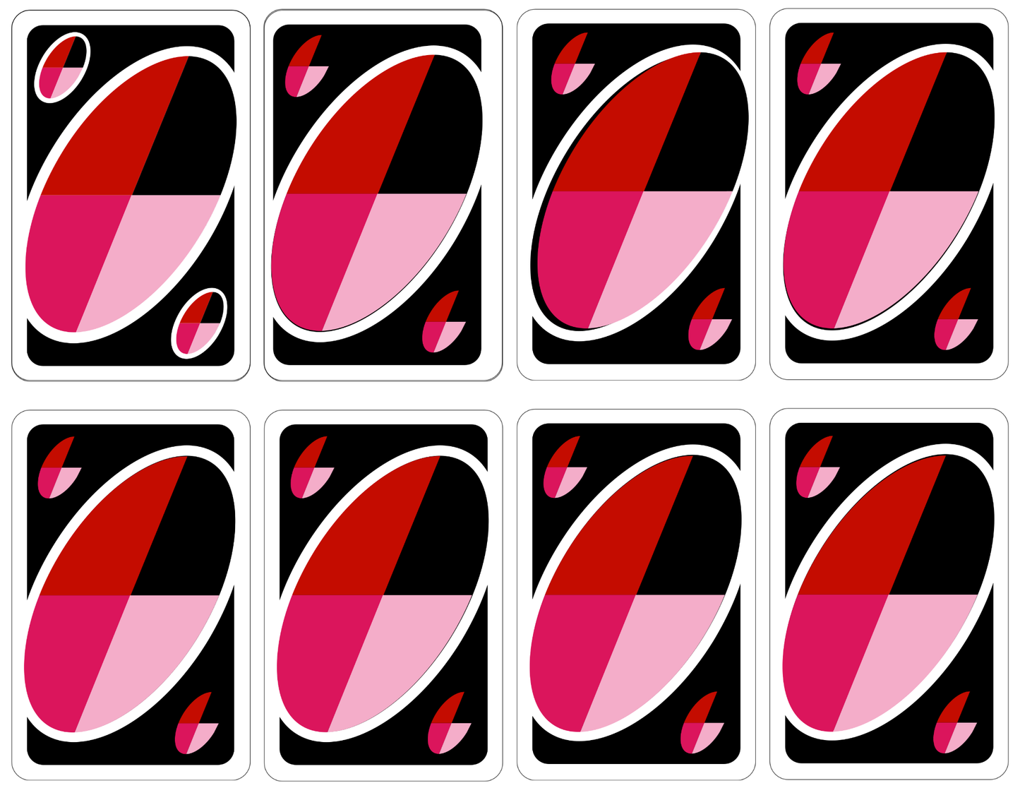 Breast Cancer Editable Canva Uno Cards