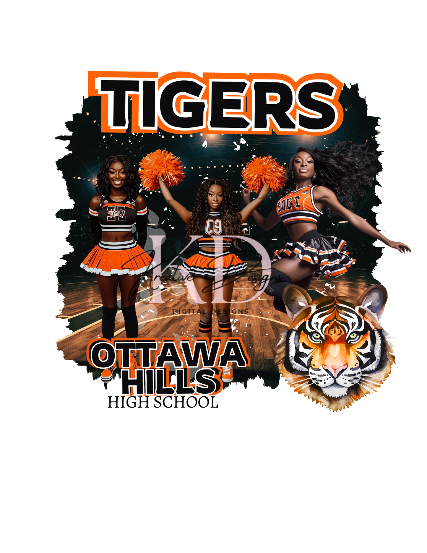 Cheerleading Designs Canva Editable Templates