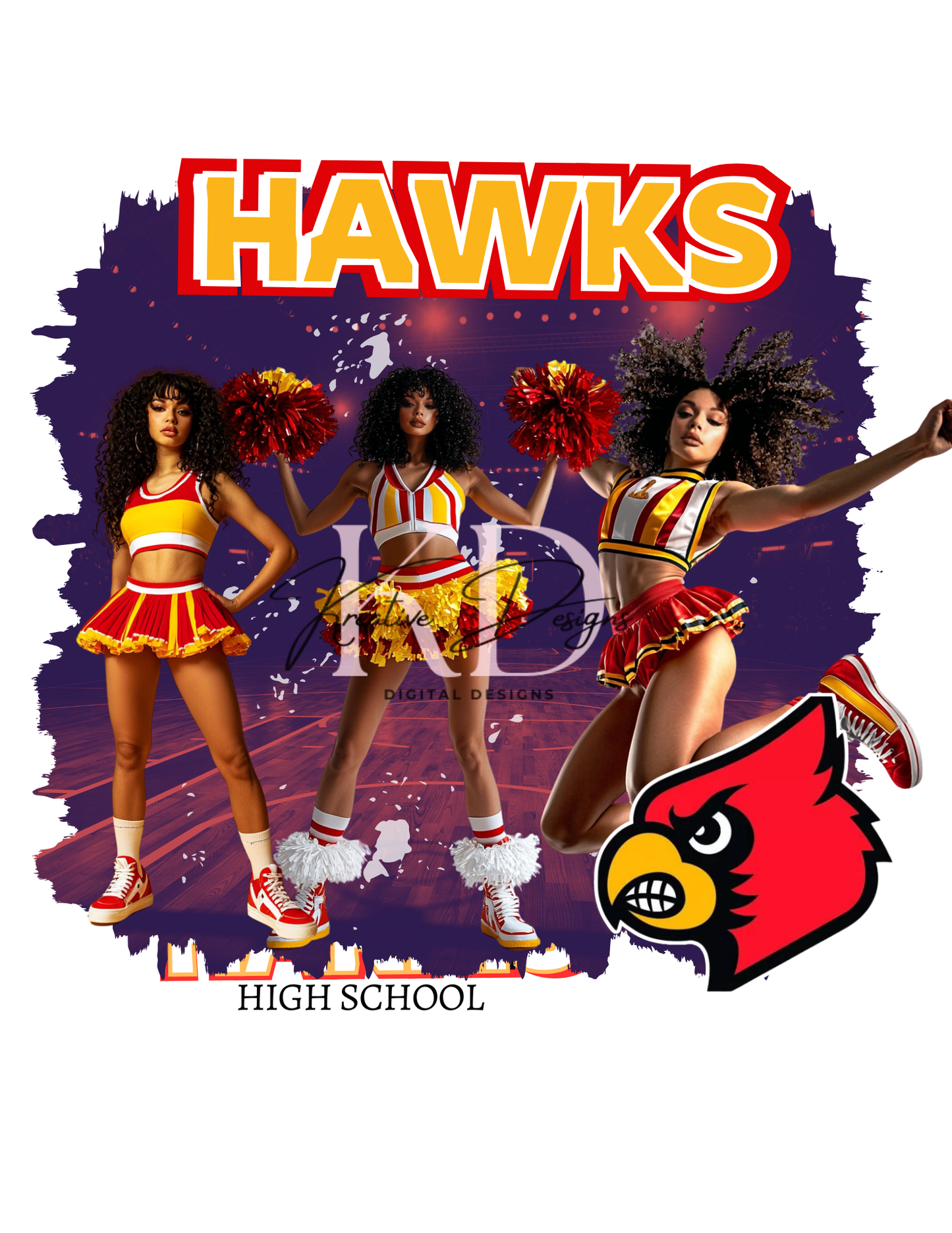 Cheerleading Designs Canva Editable Templates