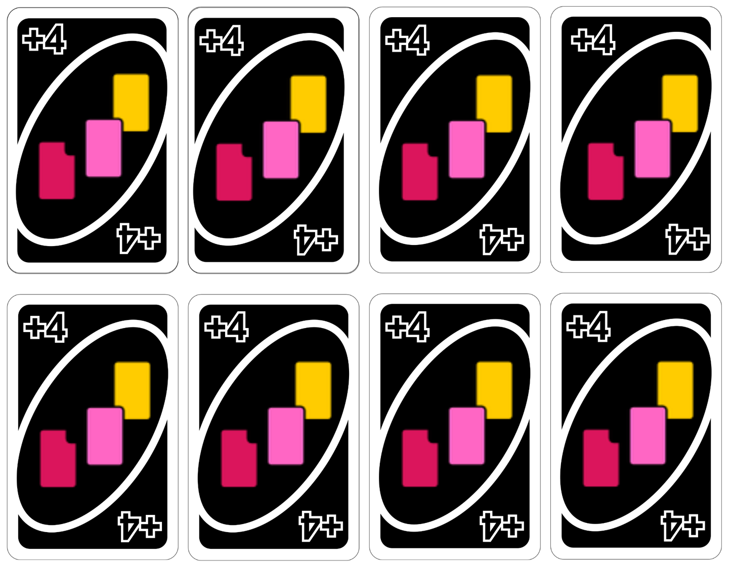 Breast Cancer Editable Canva Uno Cards