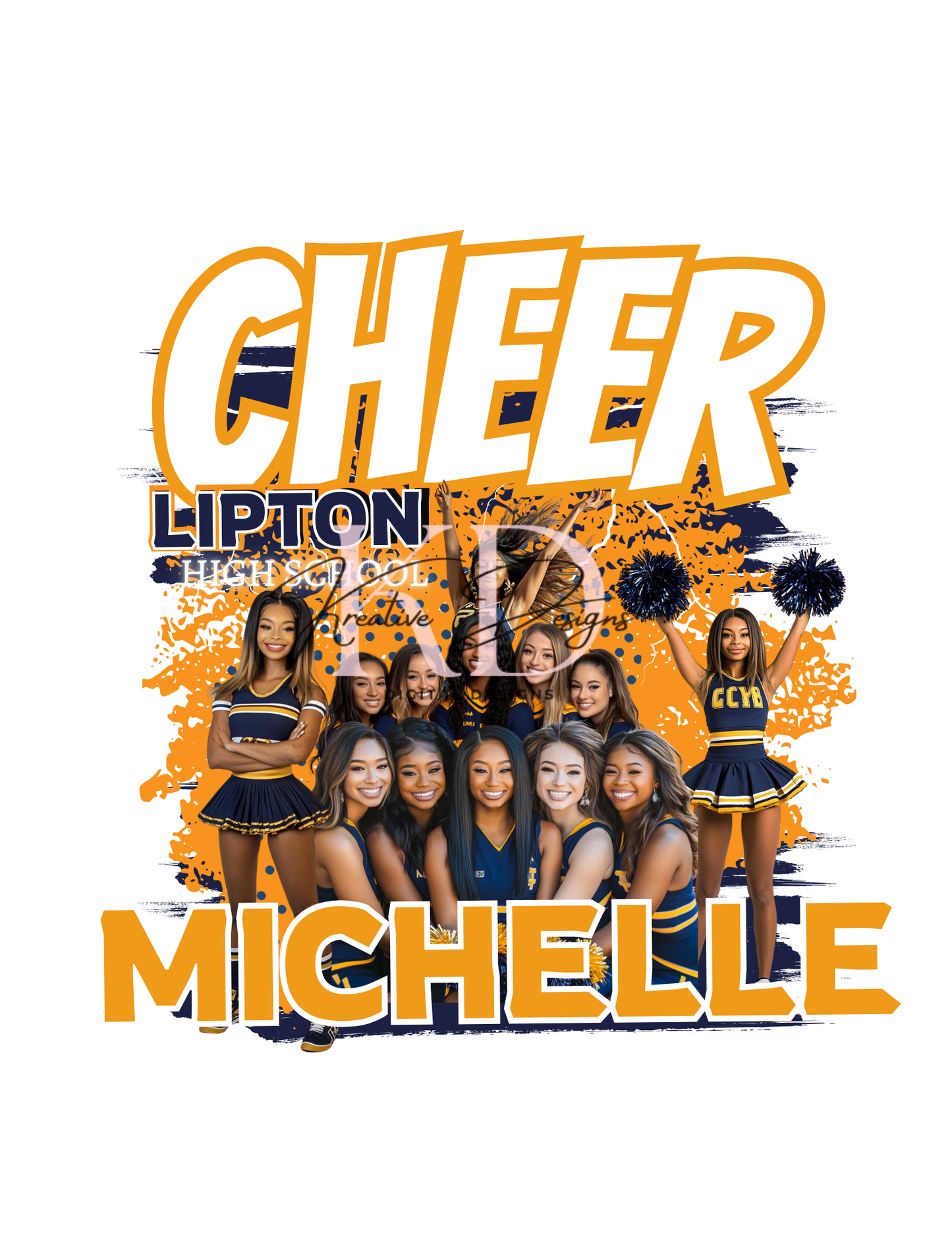 Cheerleading Designs Canva Editable Templates
