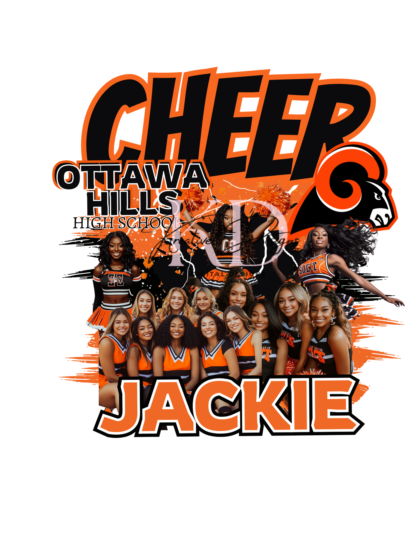 Cheerleading Designs Canva Editable Templates