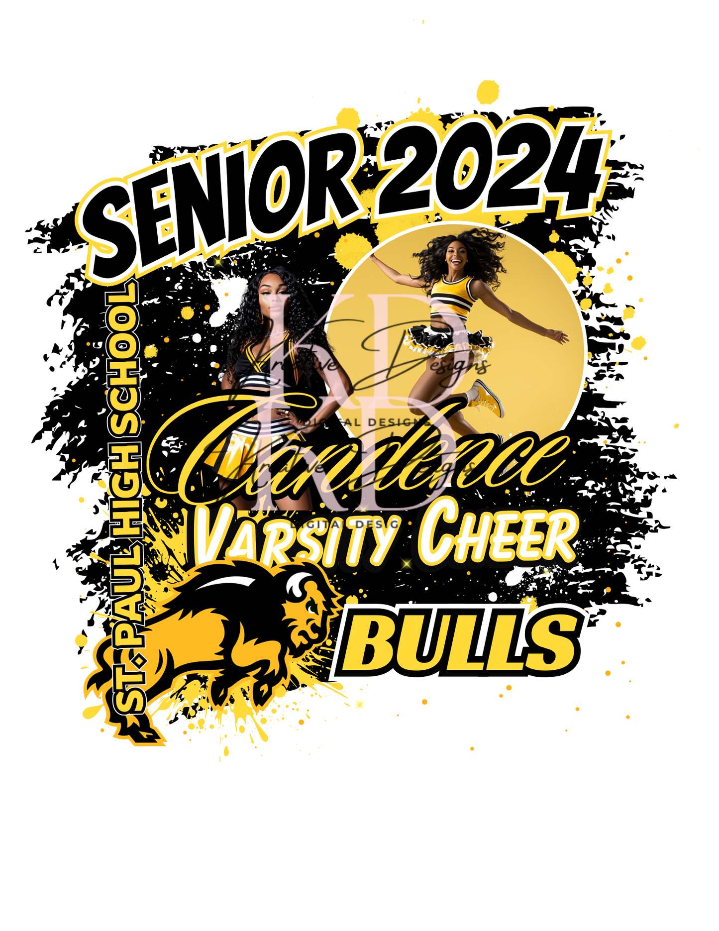 Cheerleading Designs Canva Editable Templates