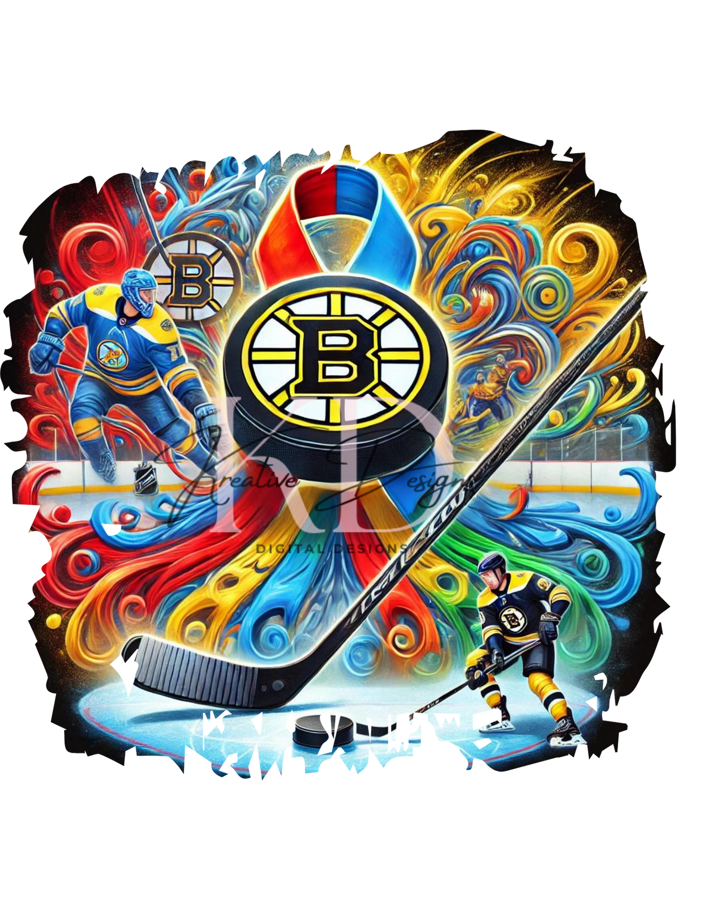 Bruines Autism Support PNG Design
