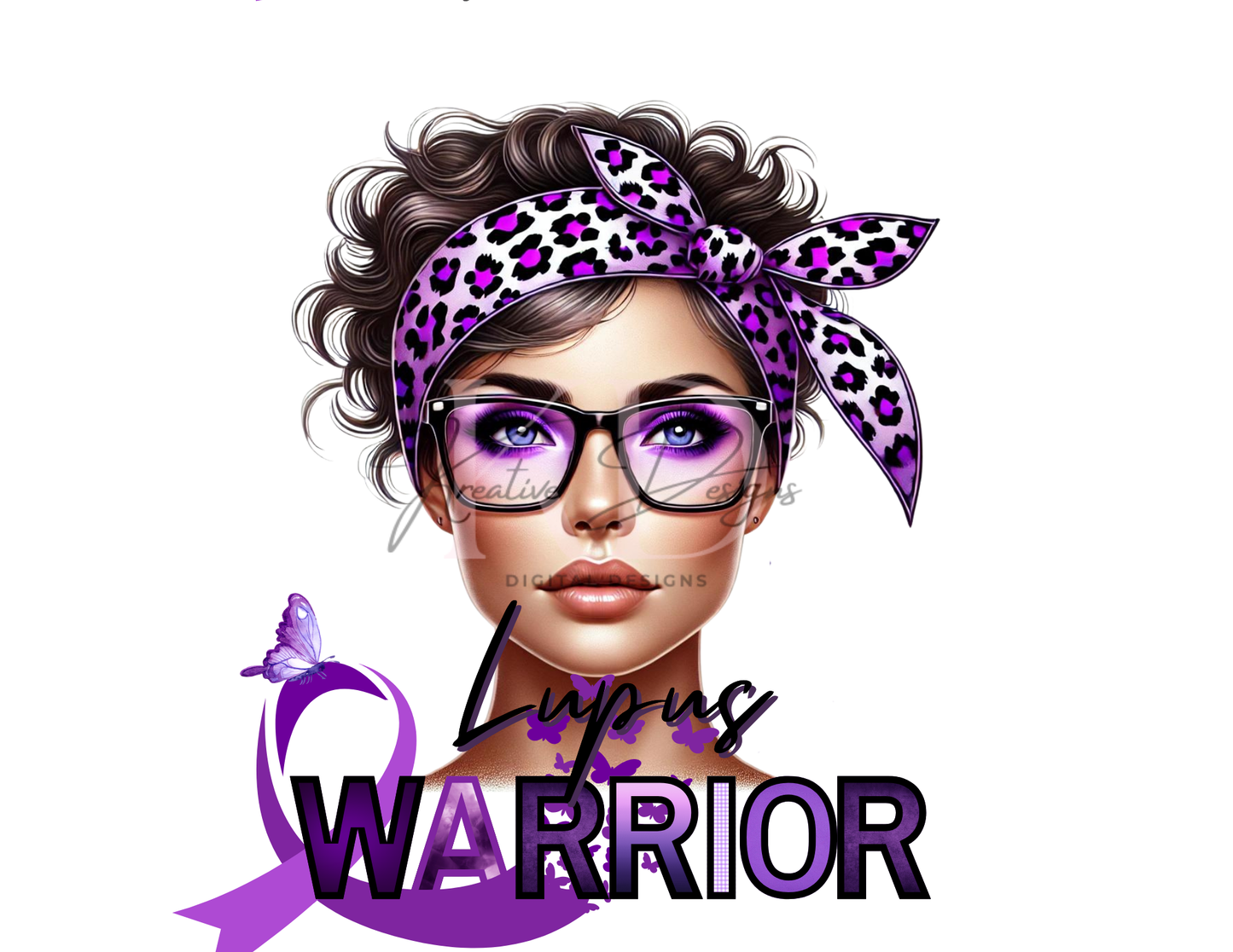 Caucasian Awareness Warriors Canva Editable Templates