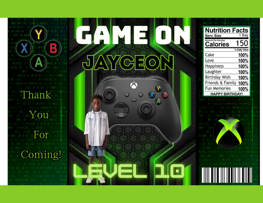 Video Game Ediitable Party Favor Canva Design DIGITAL DOWNLOAD ONLY