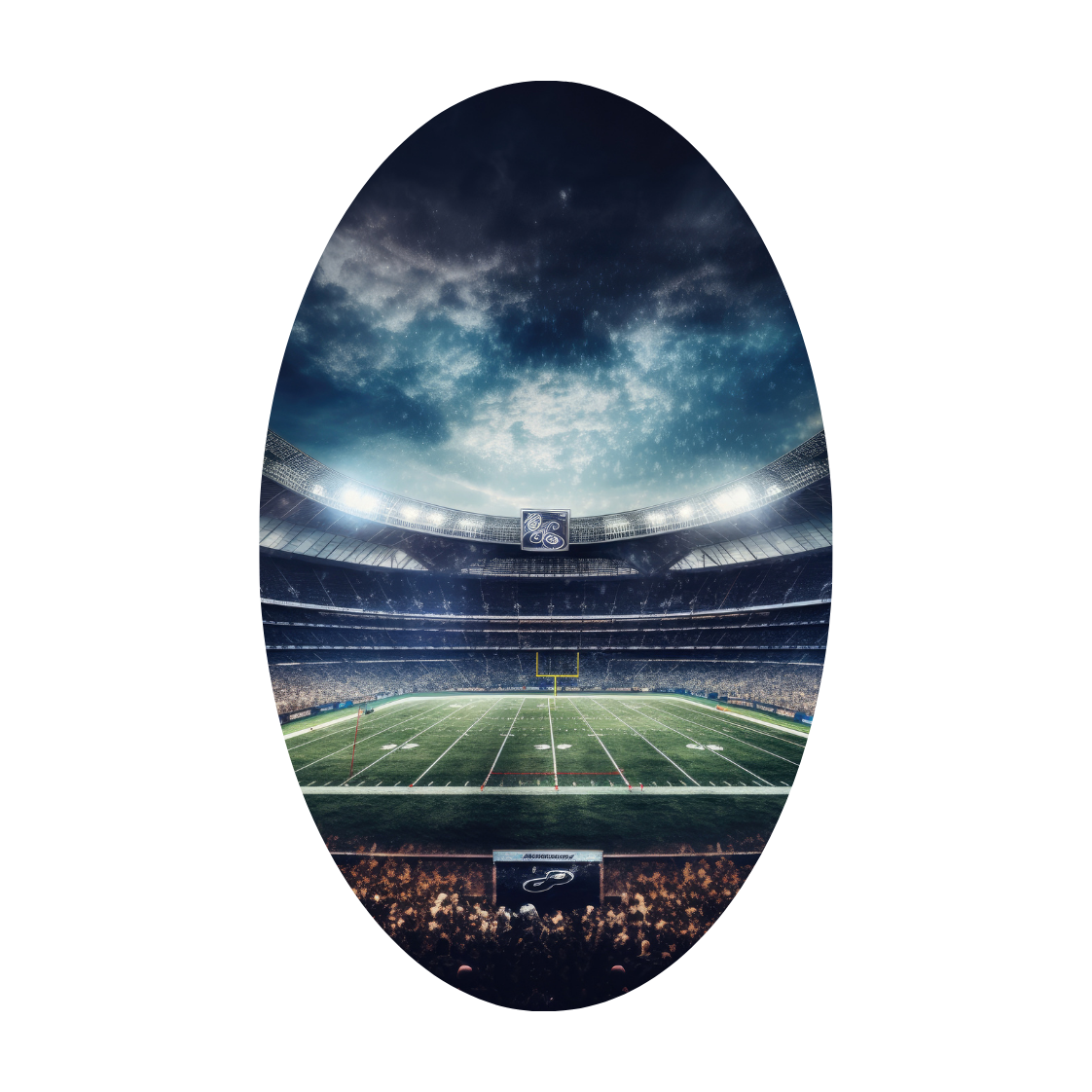 Editable Canva Sports Ornament Backing Design /template