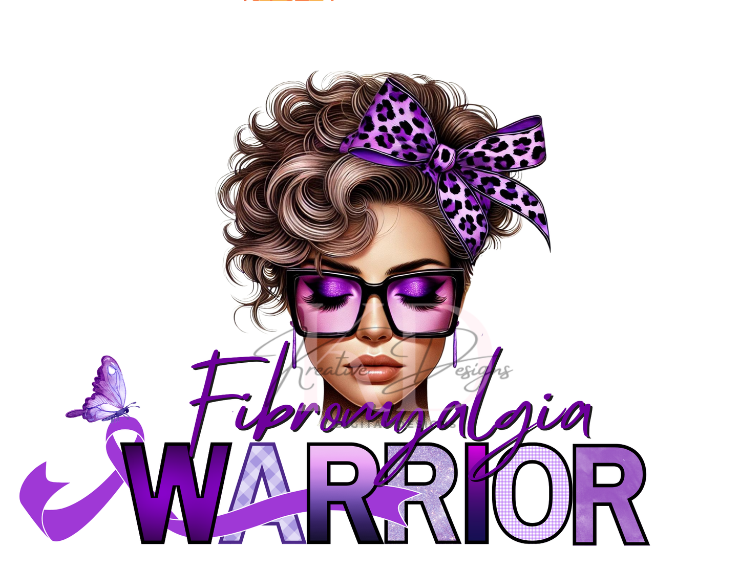 Caucasian Awareness Warriors Canva Editable Templates