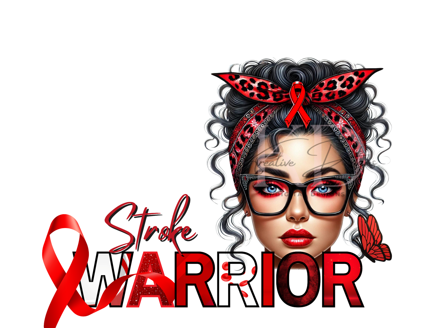 Caucasian Awareness Warriors Canva Editable Templates