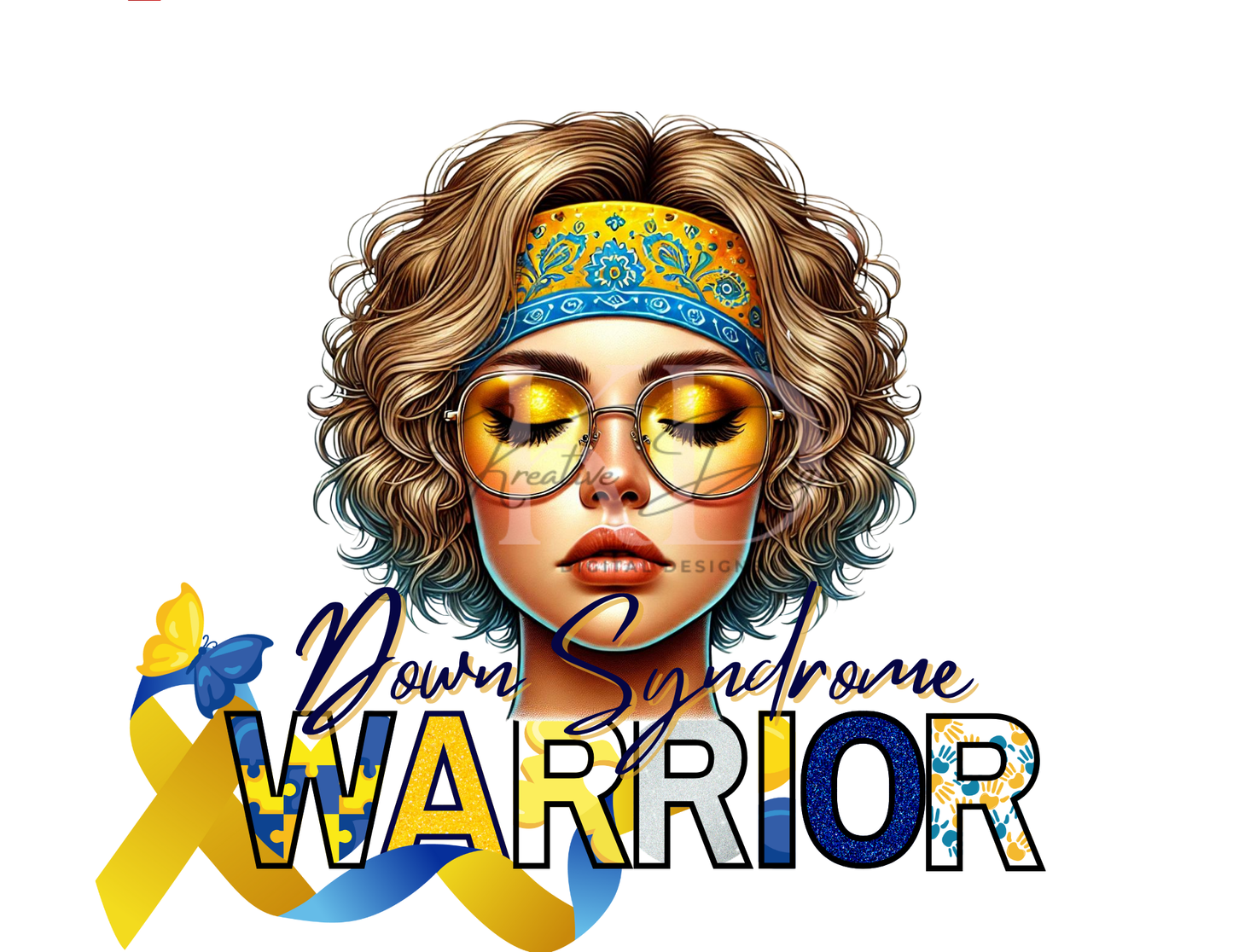 Caucasian Awareness Warriors Canva Editable Templates