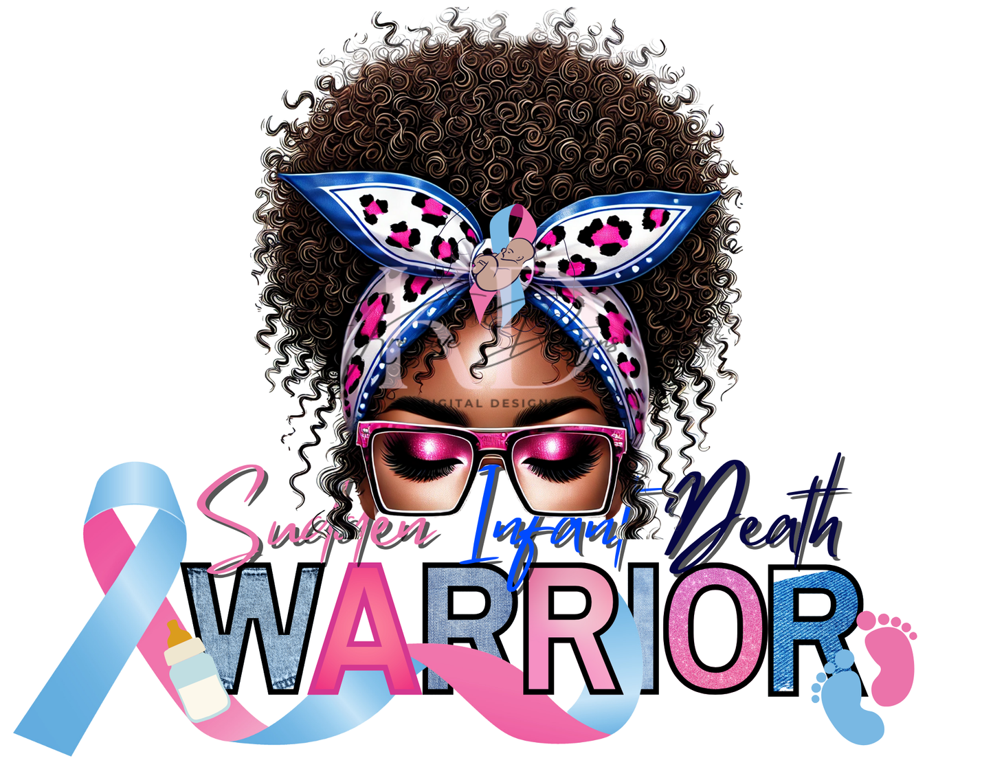 African American Awareness Warriors Canva Editable Templates