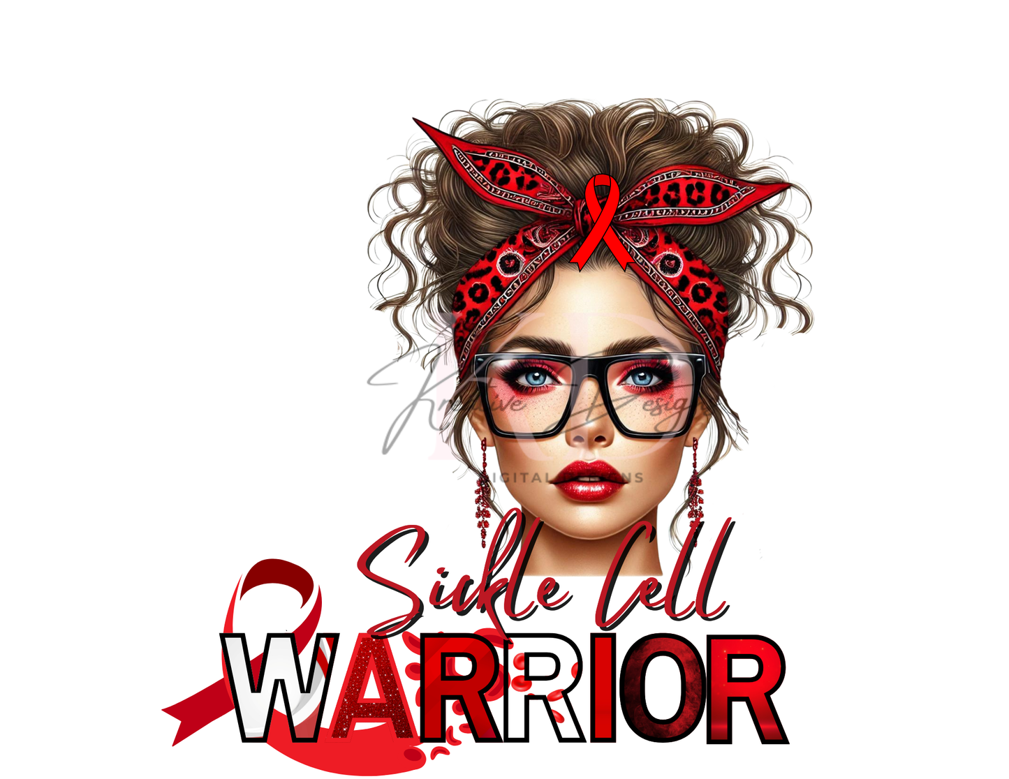 Caucasian Awareness Warriors Canva Editable Templates