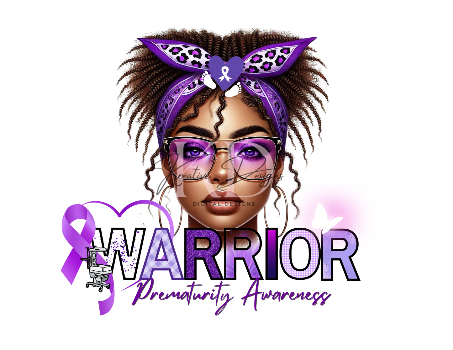 African American Awareness Warriors Canva Editable Templates