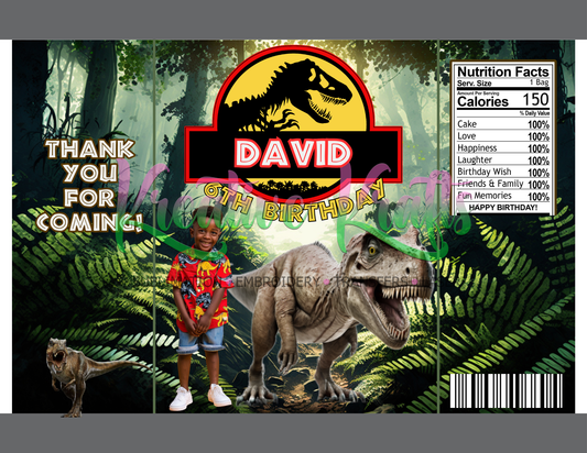 Dinosaur Party Favors Bundle - Digital Canva File - Digital Download Only