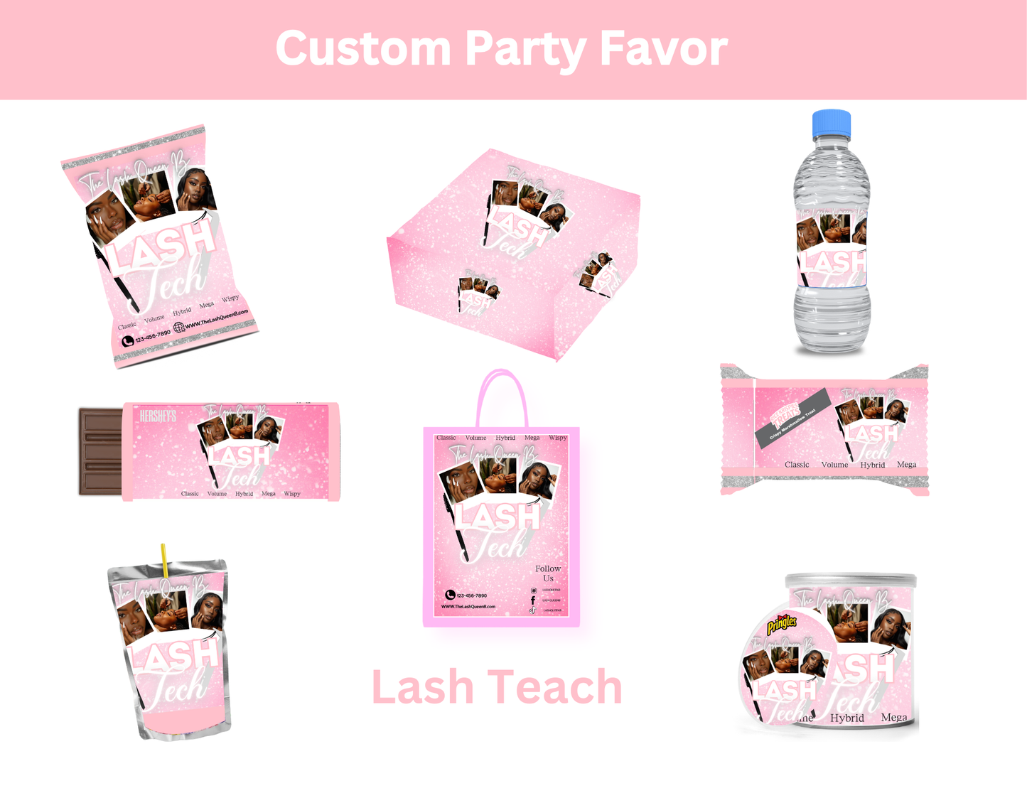 Lash Teck Editable Canva  Advertising Design- DIGITAL DOWNLOAD ONLY