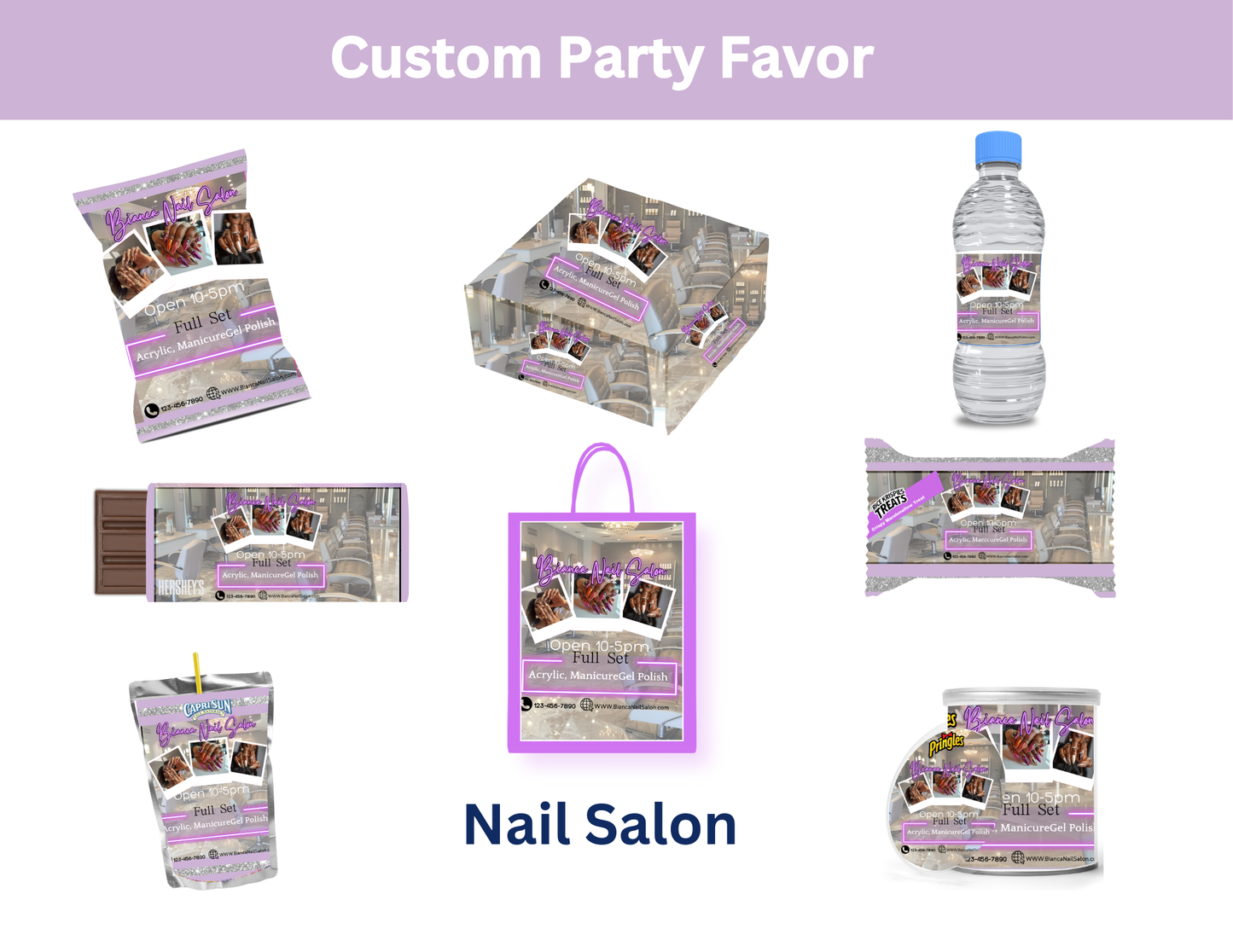 Nail Tech  Editable Canva marketing  Design DIGITAL DOWNLOAD ONLY