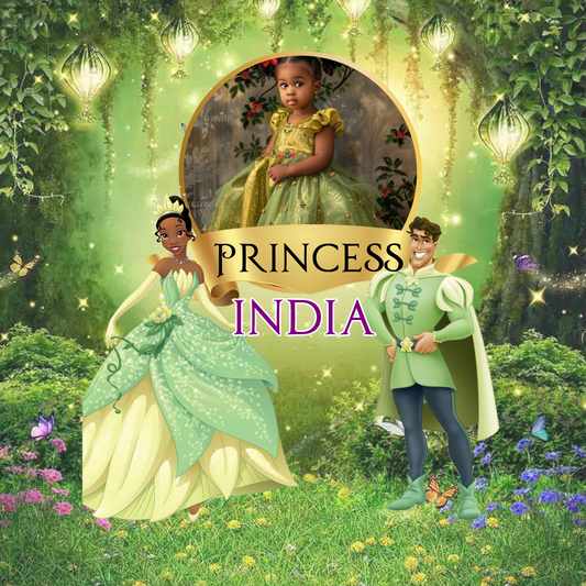 Princess and the Frog Back to School Canva editable image