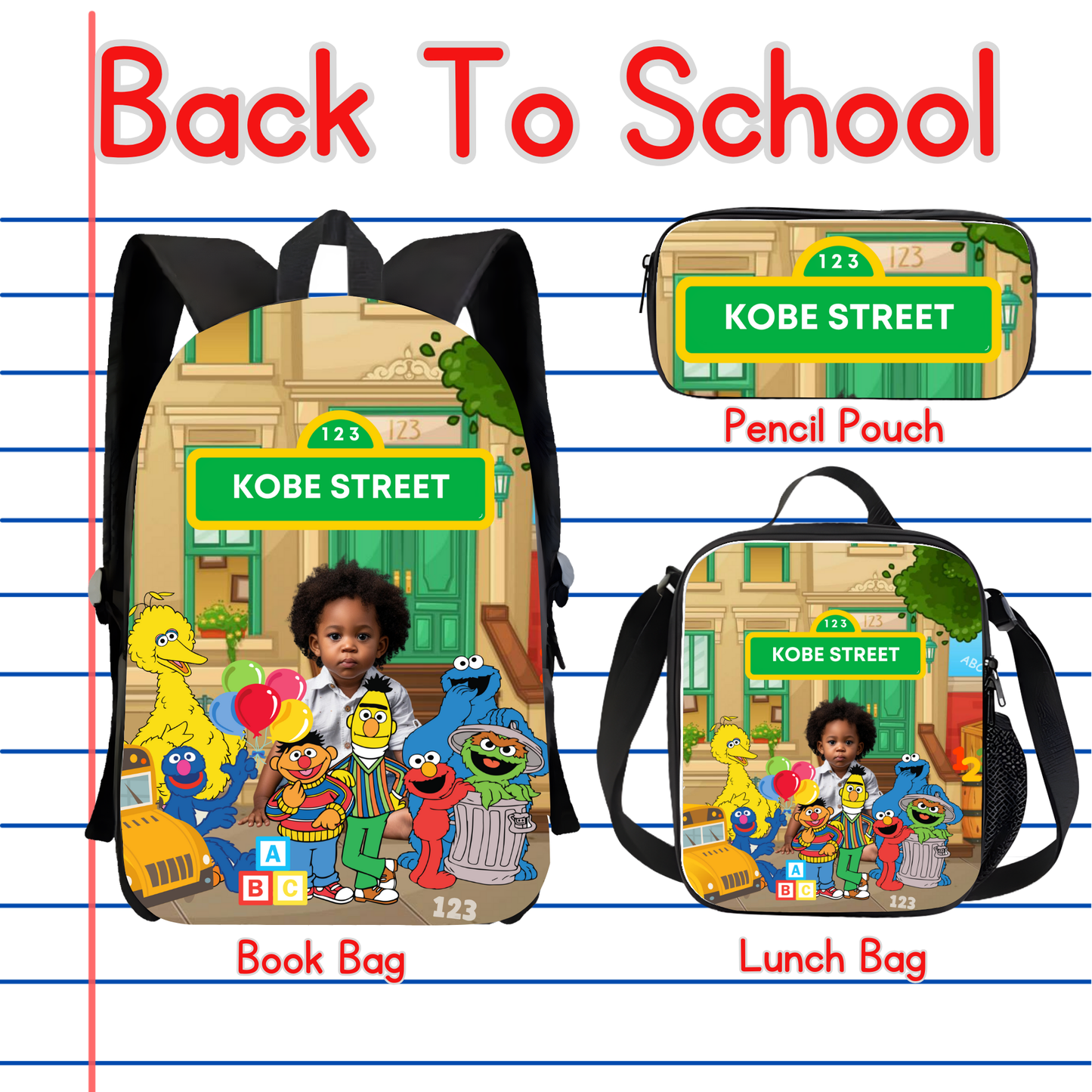 Seasame Street Back to School Canva editable image