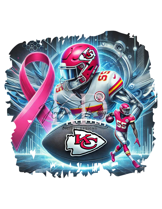 Chiefs Breast Cancer Support PNG
